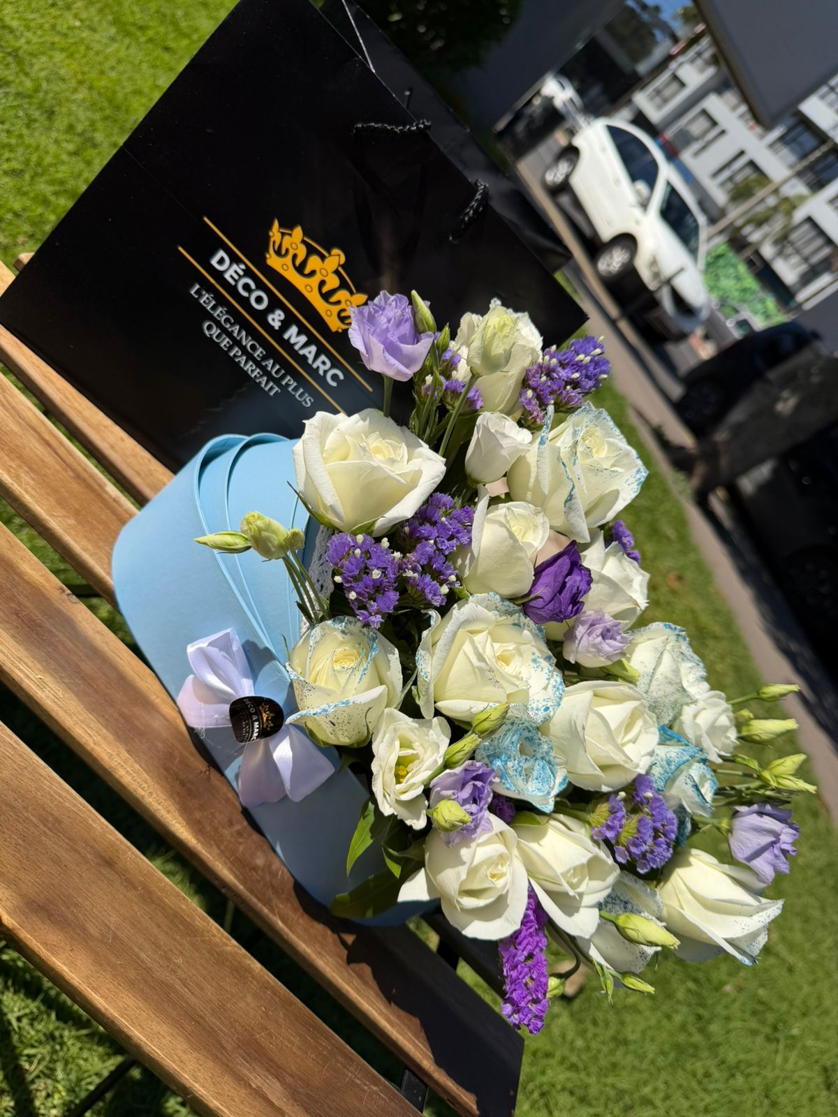 Blue Baby Bouquet Gift