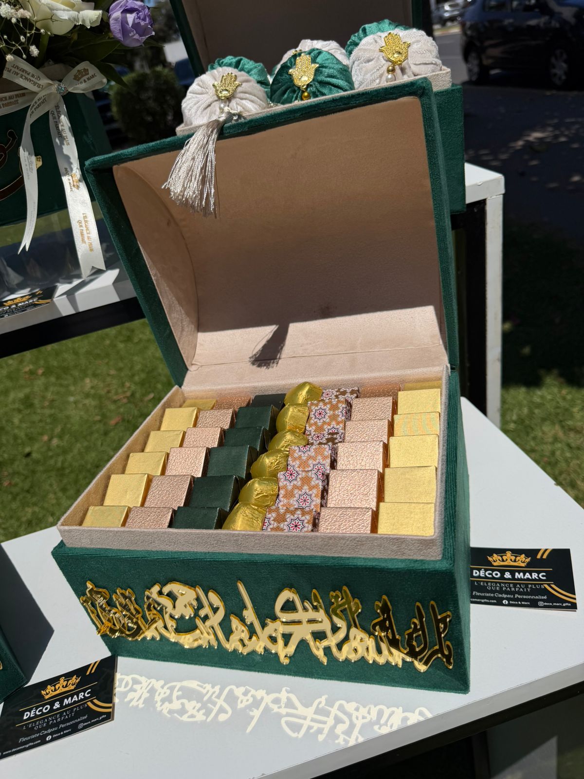Pack Fiançailles Vert Royal – Coffrets Prestige Personnalisés – Image 6