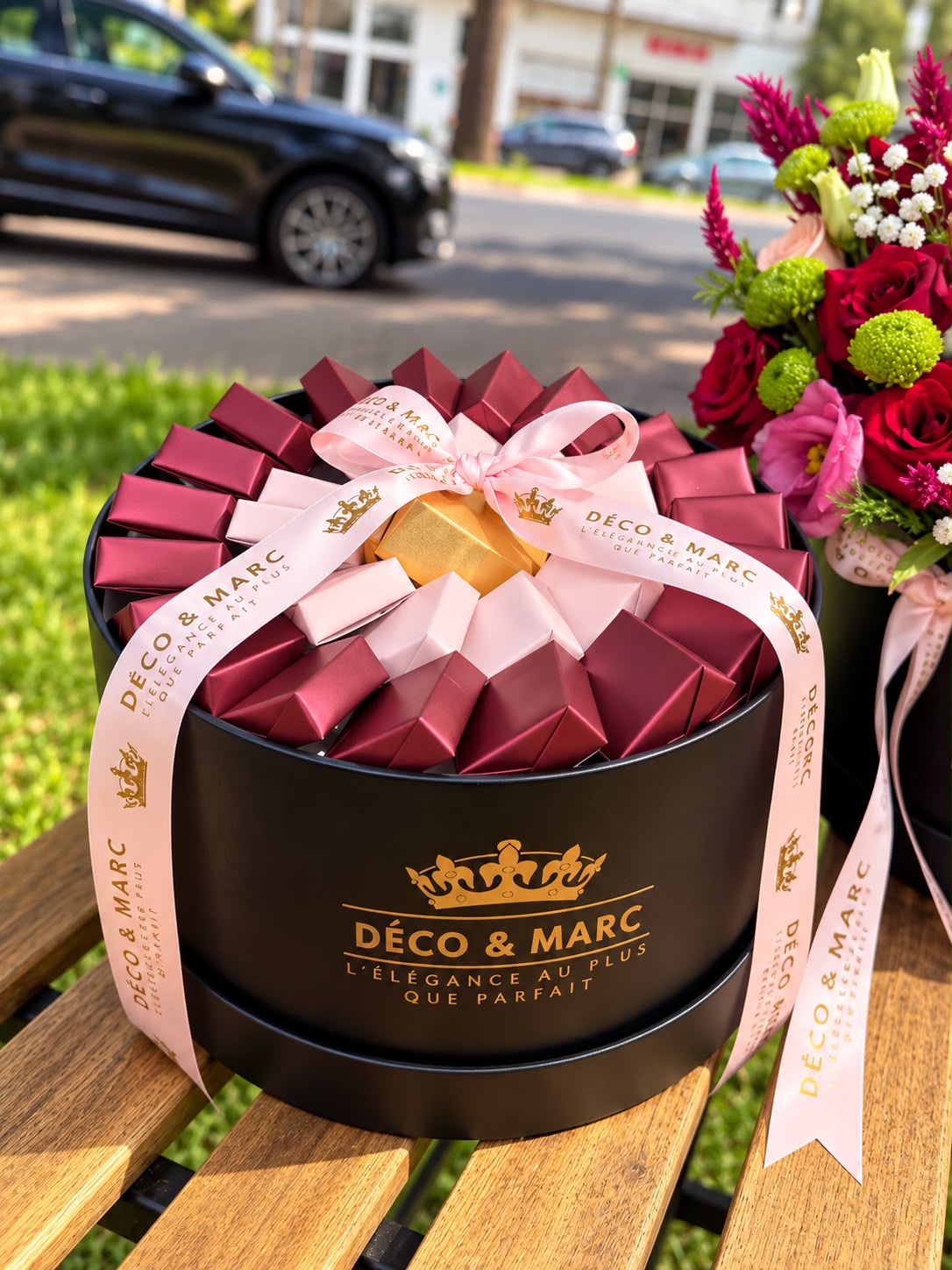 Coffret Happy Birthday – Fleurs, Miroir & Chocolat Belge - Image 4